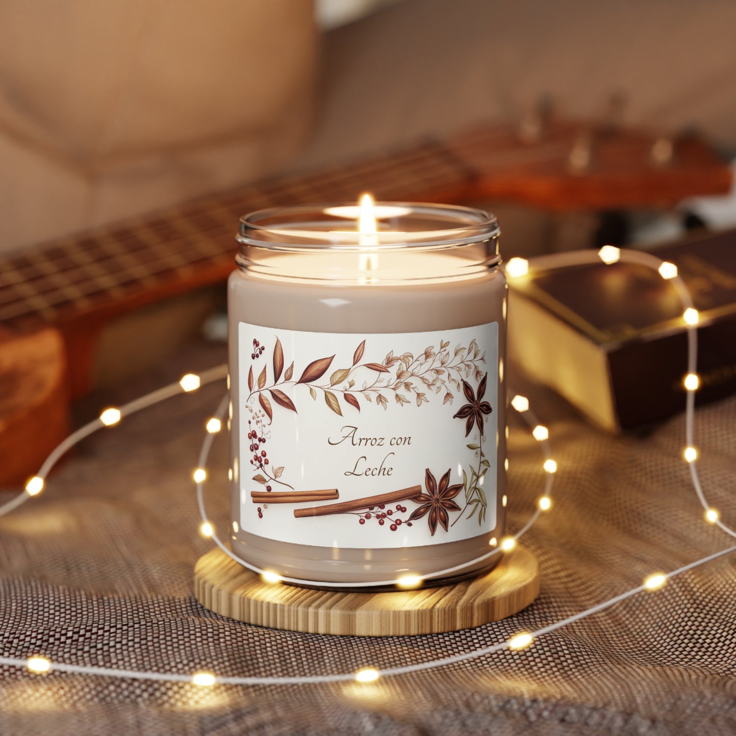Arroz con Leche Cinnamon Vanilla Scented Soy Candle, 9oz