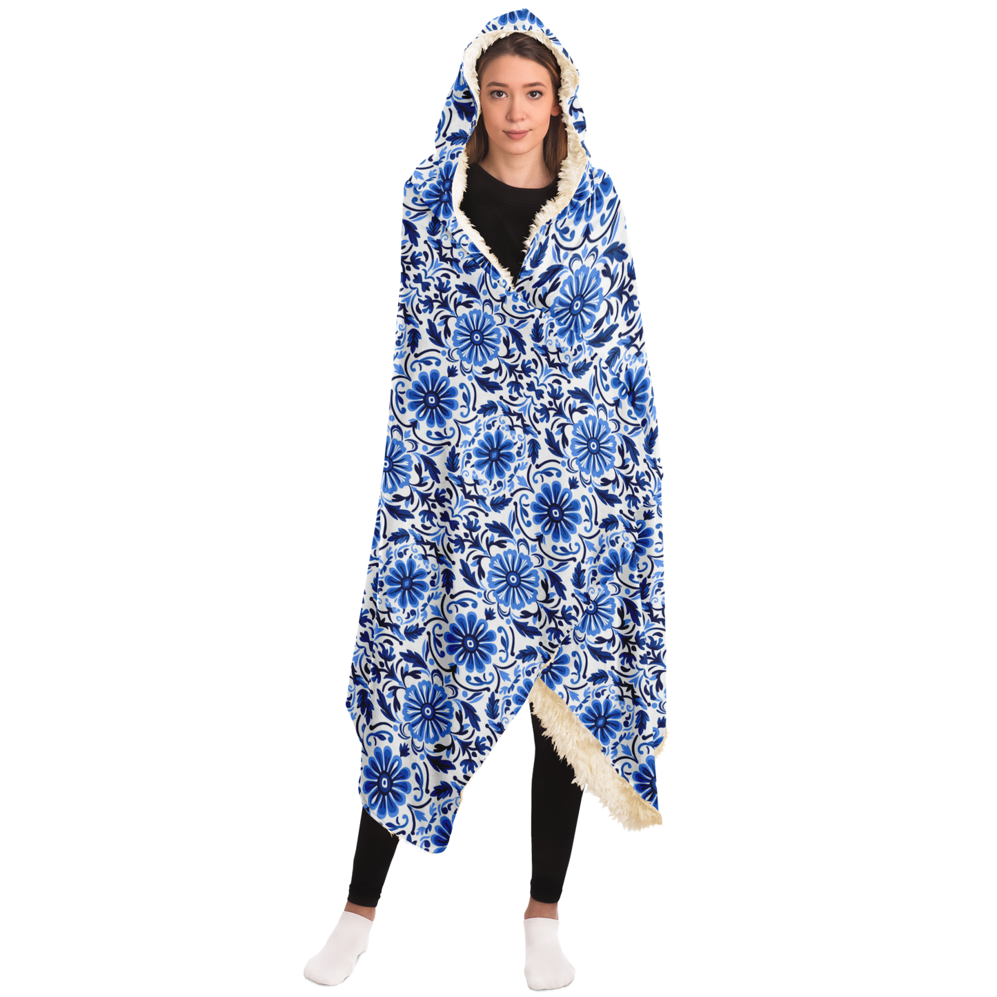 Talavera Hooded Sherpa Blanket