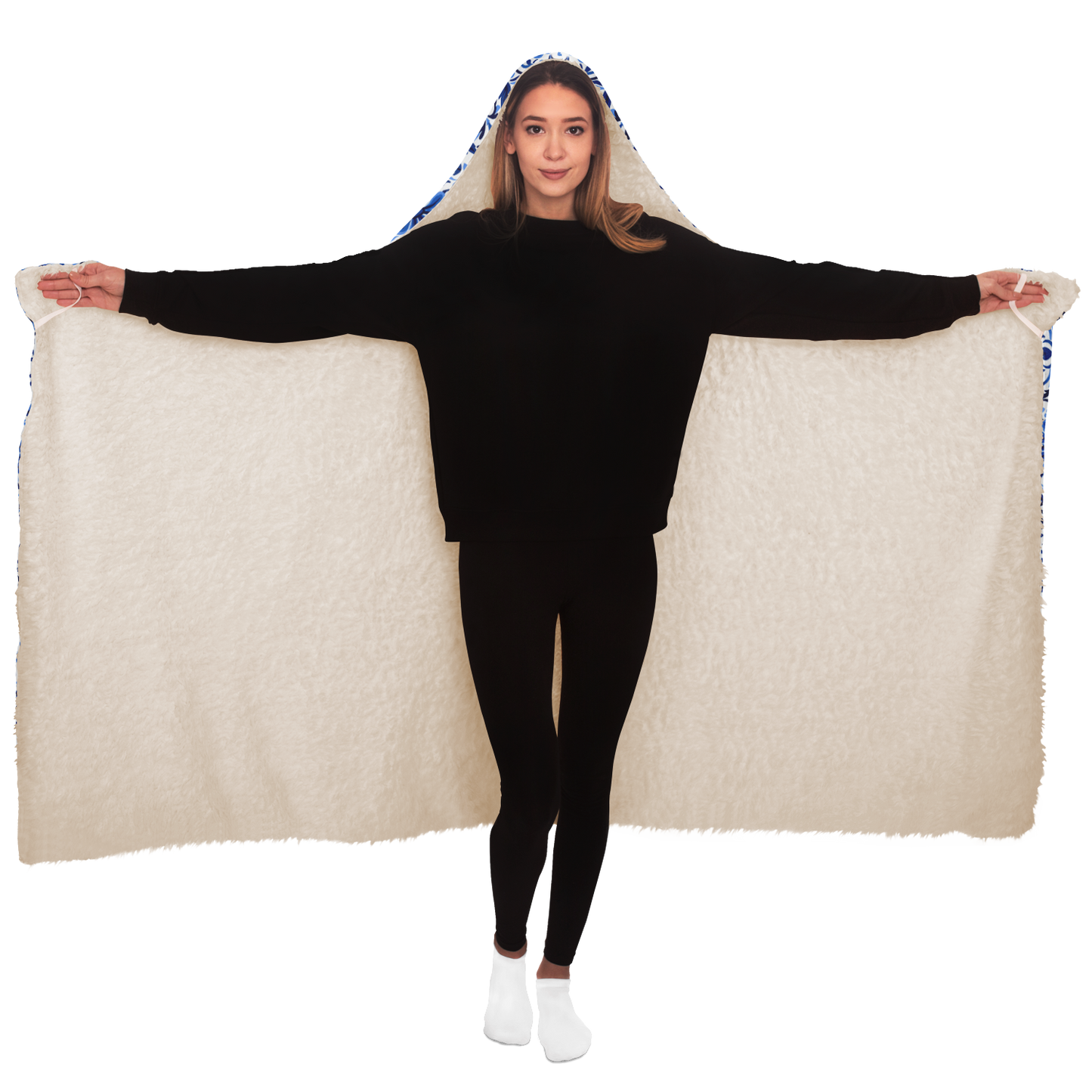 Talavera Hooded Sherpa Blanket